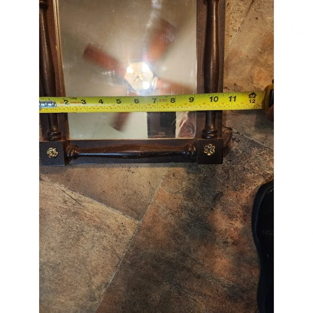 Vintage Wood Framed Cross Stitch 